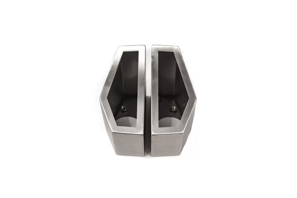 Agency Power Silver Exhaust Tip Set for AP Exhaust ONLY Can-Am Maverick X3 Turbo - AP-BRP-X3-170-TIP-SIL