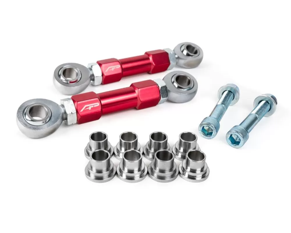 Agency Power Rear Adjustable Sway Bar Links Red Can-Am Maverick X3 RS DS RC Turbo - AP-BRP-X3-210-RD