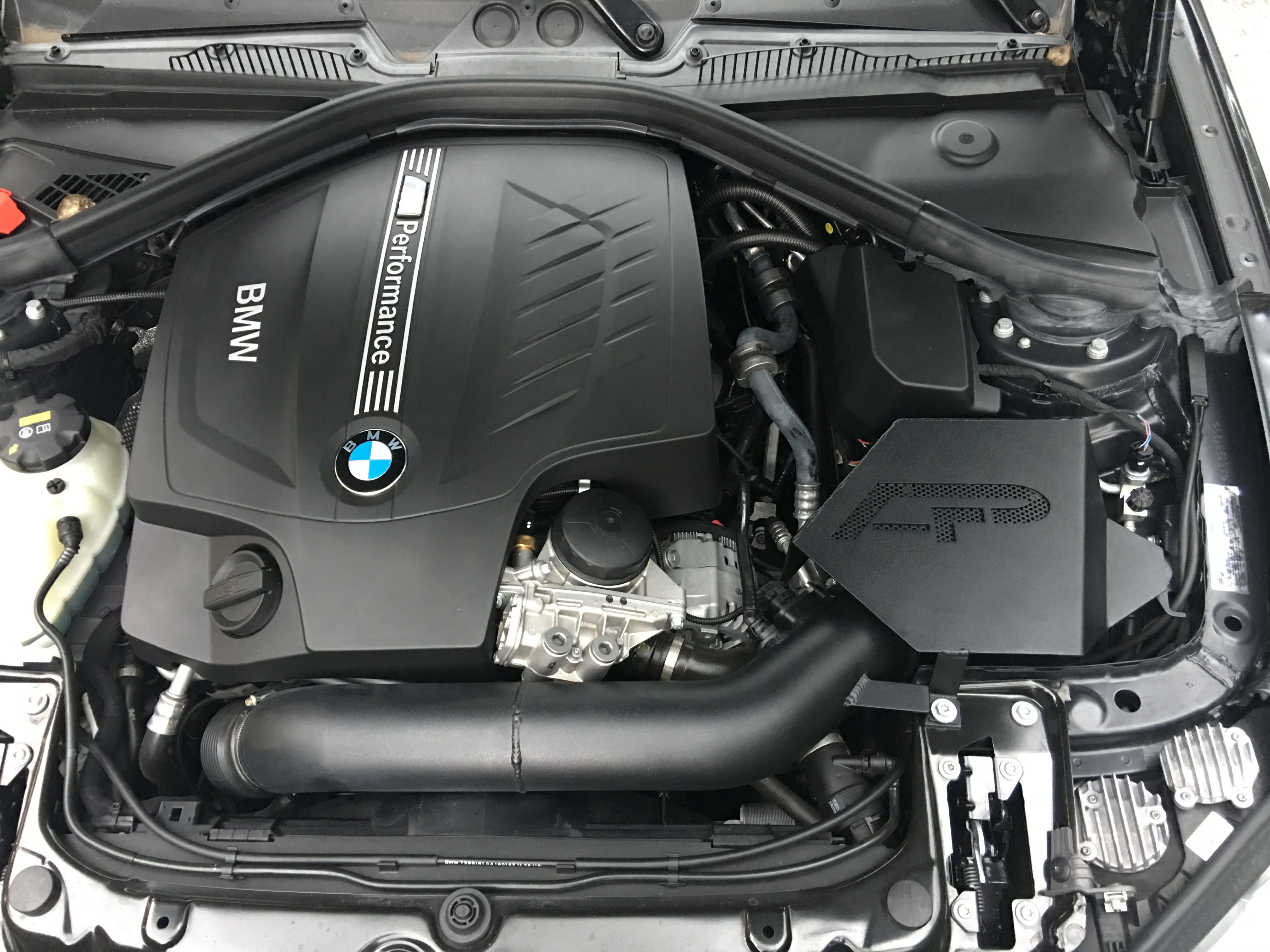 BMW M235i Engine bay Agency Power Intake 